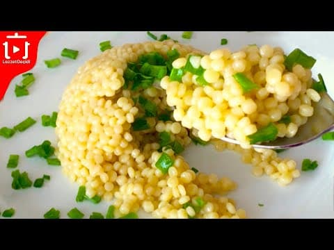 Kuskus Pilavı Nasıl Yapılır ? Akşama Ne Pişirsem Diyenler Basit Ama Lezzetli Pilav Tarifim Var 😋