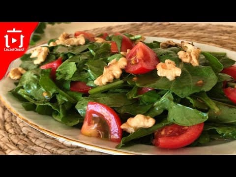 ROKA SALATASI TARİFİ , NASIL YAPILIR ? MEZE TARİFLERİ