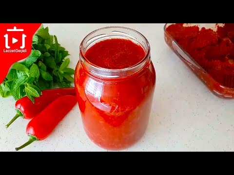 EVDE ORGANİK BİBER SALÇASI NASIL YAPILIR ? GÜNEŞTE SALÇA KURUTMA YÖNTEMİ