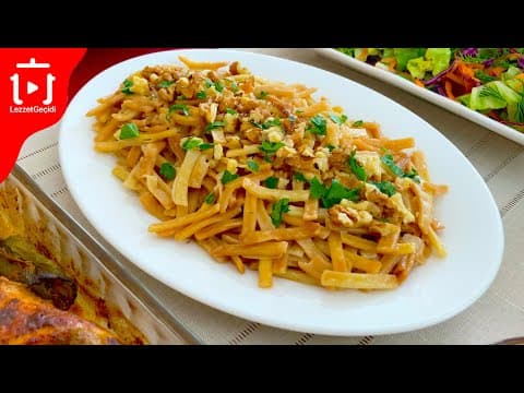 Erişte Pilavı Nasıl Pişirilir ?  Çok lezzetli, hızlı pilav tarifi , Makarna Tarifleri