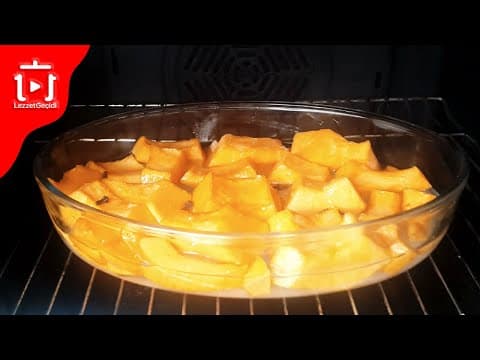 SADECE 4 MALZEMEYLE Fırında Balkabağı Tatlısı Tarifi En Kolay Nasıl Yapılır