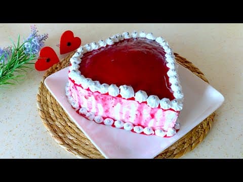SEVGİLİLER GÜNÜ PASTASI , PRATİK KALPLİ PASTA YAPIMI