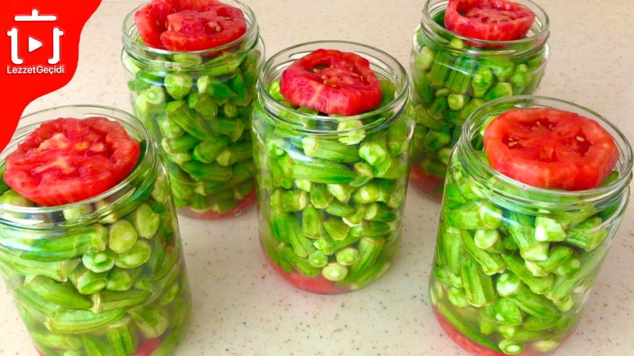 Bamya Konservesi Nasıl Yapılır