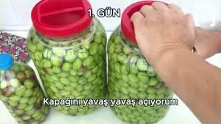 5 Farklı En Garanti Yöntemle Yeşil Ve Siyah Zeytin Kurulumu – videodan kare