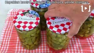 Bamya Konservesi Nasıl Yapılır – videodan kare