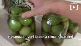 Çok Kolay Domates Turşusu Nasıl Yapılır – videodan kare
