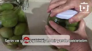 Çok Kolay Domates Turşusu Nasıl Yapılır – videodan kare