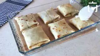 Davet Sofralarına Yakışan Yapımı Kolay Görüntüsü Lezzeti Efsane Kebap Bohça Kebabı – videodan kare