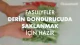 Derin Dondurucuda Buzlukta Kışlık Taze Yeşil Fasulye Nasıl Saklanır – videodan kare
