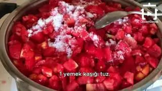 Fasulye Konservesi Nasıl Yapılır – videodan kare