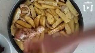 Fırında Tavuk Baget Tarifi – videodan kare