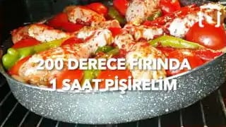 Fırında Tavuk Baget Tarifi – videodan kare