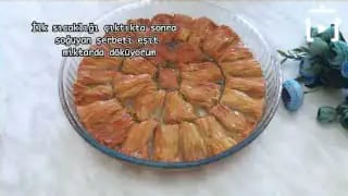 Gazete Baklavası Nasıl Yapılır – videodan kare