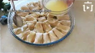 Gazete Baklavası Nasıl Yapılır – videodan kare