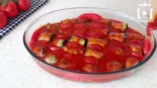 En güzel patlıcan tarifi – videodan kare