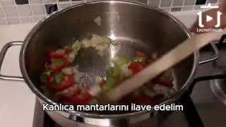 Kanlıca Mantarı Nasıl Pişirilir – videodan kare