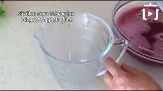 Kiraz Suyu Nasıl Yapılır – videodan kare