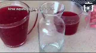Kiraz Suyu Nasıl Yapılır – videodan kare