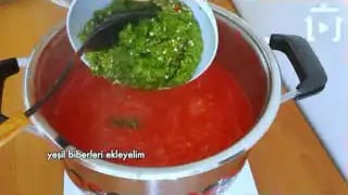 Kışlık Hazırlık Domates Sosu Nasıl Yapılır – videodan kare