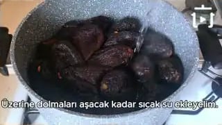 Kuru Patlıcan Dolması Nasıl Yapılır – videodan kare