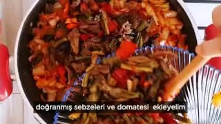 Kuru Sebze Kavurması Nasıl Yapılır – videodan kare