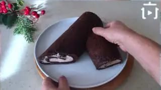 Kütük Pasta Tarifi – videodan kare