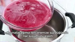 Nar Ekşisi Nasıl Yapılır – videodan kare