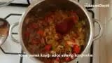 Oyulmuş Patlıcan İçlerinden Yemek Tarifi – videodan kare
