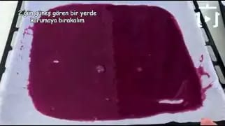 Siyah Üzüm Pestili Tarifi Nasıl Yapılır – videodan kare