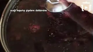 Vişne Konsantresi Tarifi – videodan kare