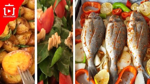 Balık Menüsü 3 Çeşit Pratik Akşam Yemeği Menüsü