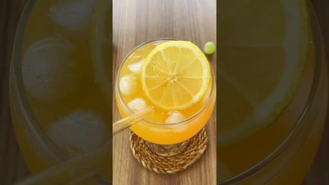 Buzlu Portakallı Limonata Tarifi