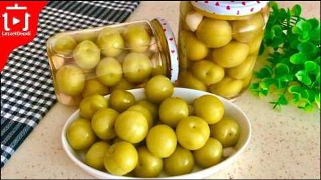 Erik Turşusu Nasıl Yapılır Yeşil Erikli Ekşi Turşu Tarifi