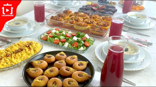 İftar Menüsü 7 Çeşit Yemek Tarifi