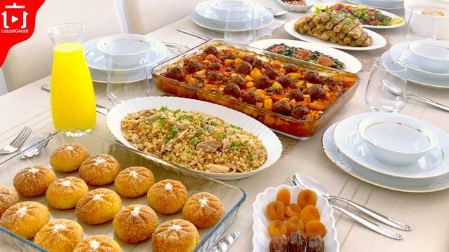 Ramazan İftar Menüsü Yemek Tarifleri