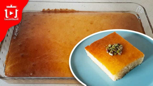 İftar için Şerbetli Revani Tatlısı Tarifi