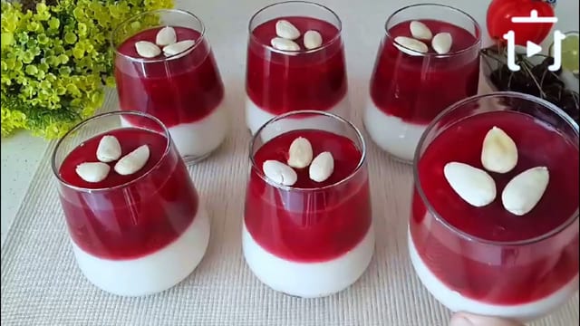 Vişne Soslu Muhallebi Tarifi