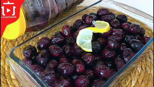 Yağlı Sirkeli Siyah Zeytin Nasıl Yapılır