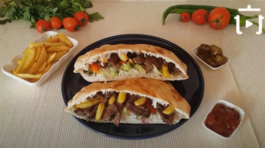 DÖNER TARİFİ , EVDE UCUZ VE KOLAY YEMEK NASIL YAPILIR ? SOKAK LEZZETLERİ