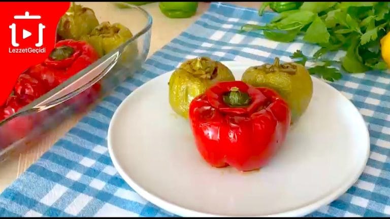Biber Dolmasını YILLARCA YANLIŞ PİŞİRMİŞİZ! Mükemmel DOLMA TARİFİ 👌FIRINDA ETLİ BİBER DOLMASI