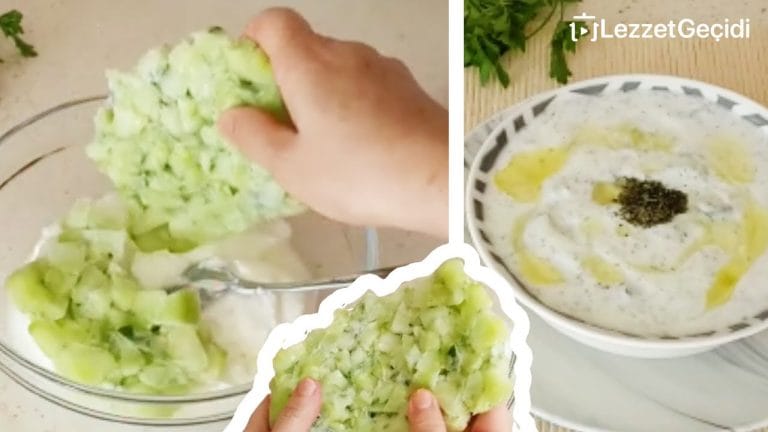 Derin Dondurucuda Saklanan Salatalıkla Cacık Nasıl Yapılır