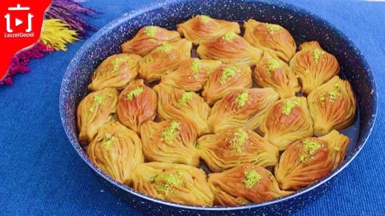 El Açması Baklava Tarifi Nasıl Yapılır ? Midye Baklavası , Bayram Tatlıları