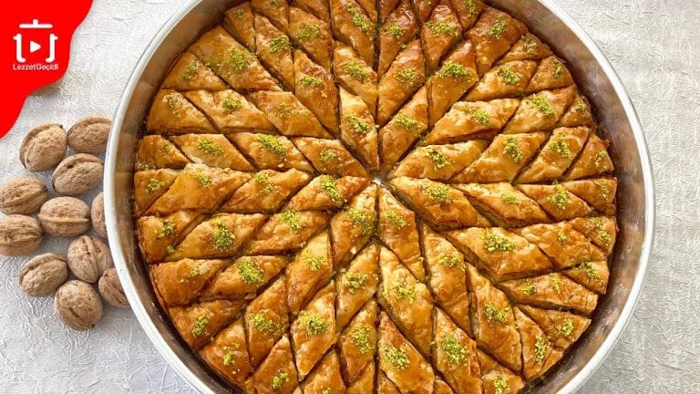El Açması Yıldız Baklava Tarifi Bayram Tatlısı Nasıl Yapılır