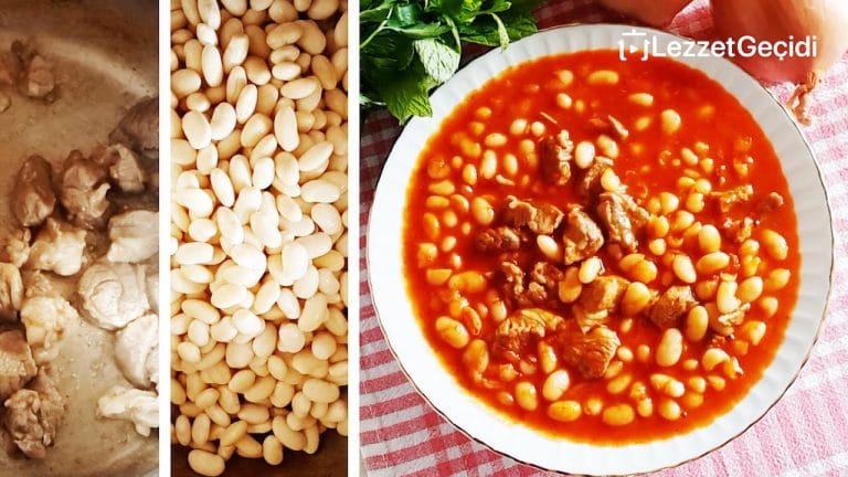 Etli Kuru Fasulye Nasıl Yapılır Tam Ölçüsündde Sulu Yemek Tarifi