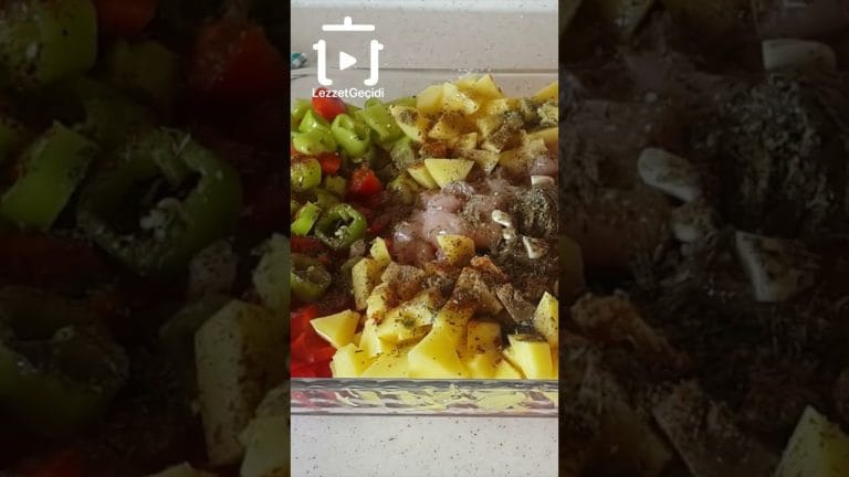 Fırında Sebzeli Tavuk Tarifi: Pratik ve Kolay Ana Yemek Tarifleri