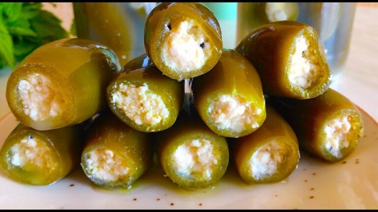 JALAPENO BİBER TURŞUSU NASIL YAPILIR ? 📣YİYEN TADINI UNUTAMIYOR ❗️İNANILMAZ LEZZETLİ KOLAY PEYNİRLİ