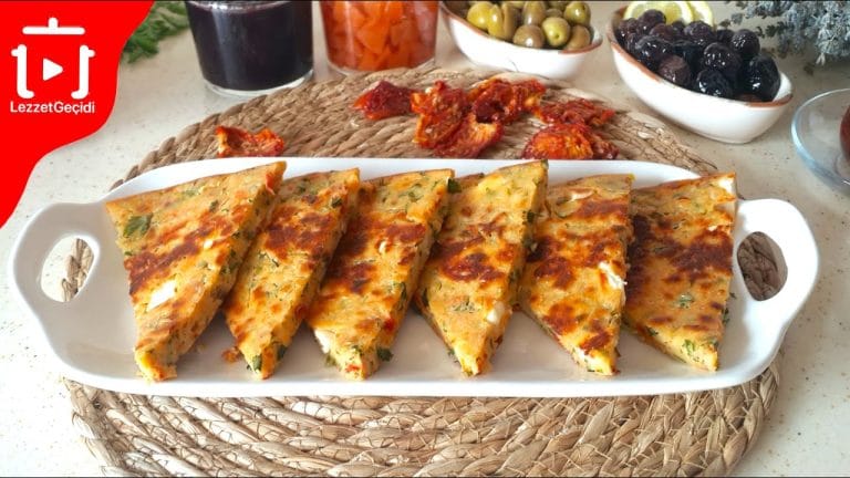 Kahvaltı Menüsü Tavada Börek Tarifi ile Pratik Kolay Çabuk Yemek Yapımı