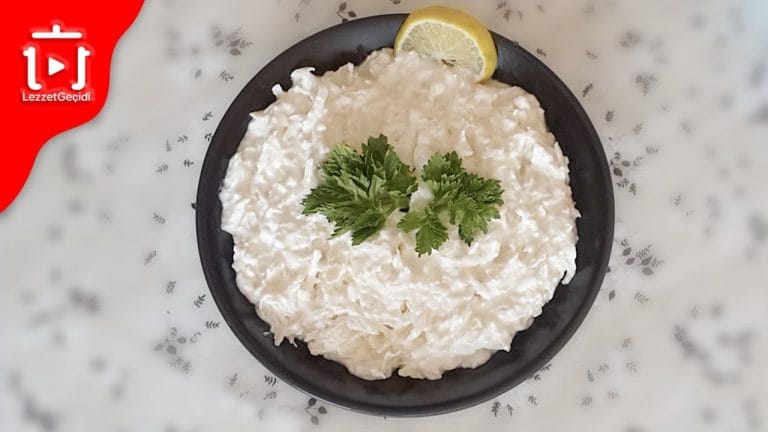 Kereviz Salatası Tarifi : Sarımsaklı Yoğurtlu Sağlıklı Meze Nasıl Yapılır