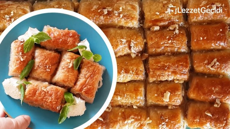 Kolay Tatlı Tarifleri : Milföy Baklavası Nasıl Yapılır
