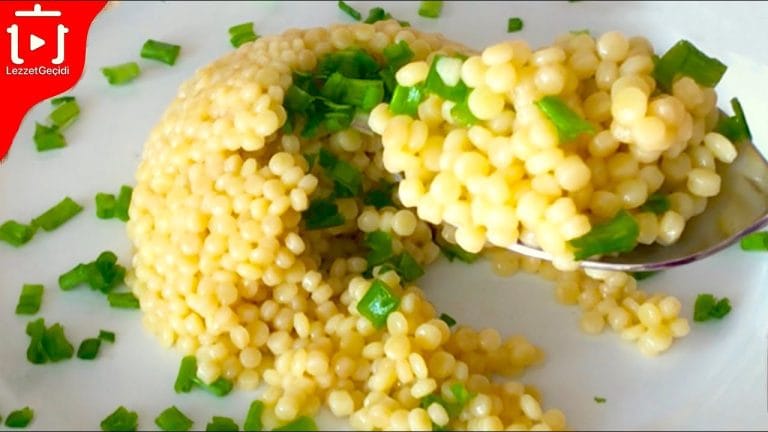 Kuskus Pilavı Nasıl Yapılır ? Akşama Ne Pişirsem Diyenler Basit Ama Lezzetli Pilav Tarifim Var 😋